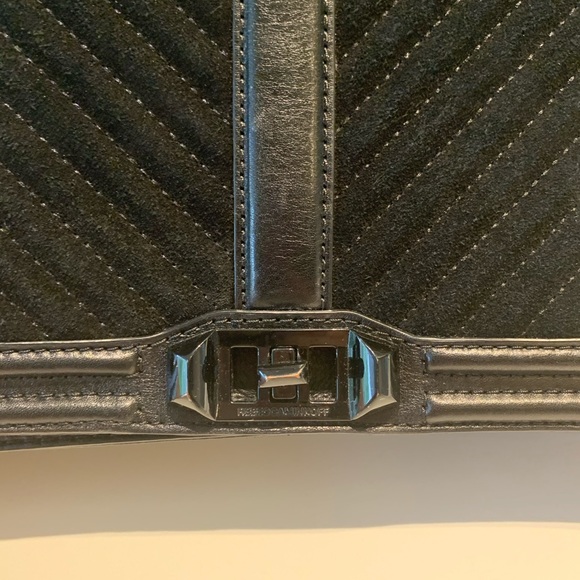 Rebecca Minkoff Chevron Quilted Jumbo Love Bag - Picture 10 of 11